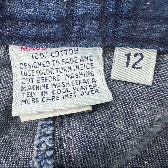 Vintage CALVIN KLEIN 80s / 90s Denim Midi Skirt Sz (vintage 12) - M medium - Picture 5 of 8